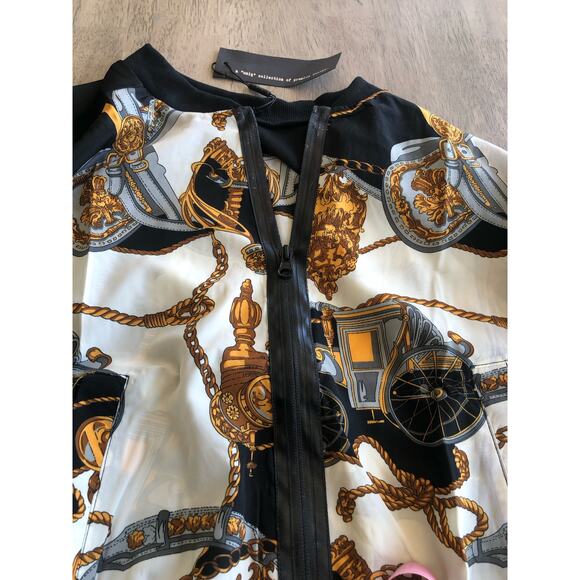 Uniq Avant Garde Print Bomber Jacket - S - Picture 3 of 4